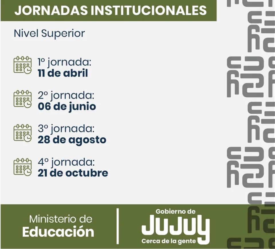 Primera Jornada Institucional en los IES de toda la provincia