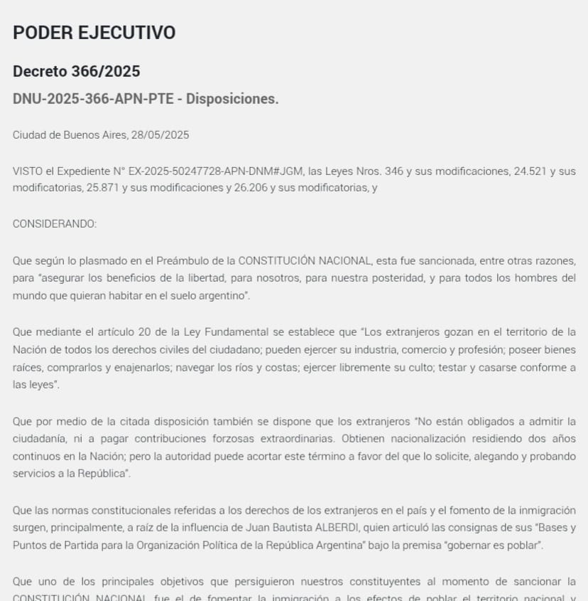 El Gobierno oficializó la reforma migratoria: los nuevos requisitos para el ingreso y el acceso a la salud y la educación