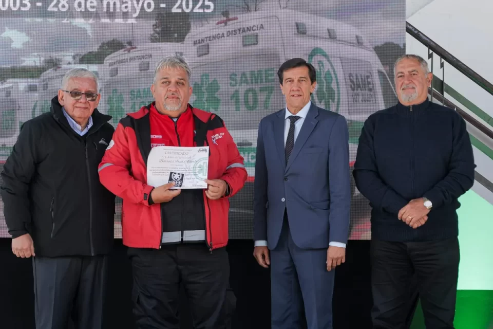 Con la presencia del gobernador, el SAME 107 de Jujuy celebró 22 años de servicio