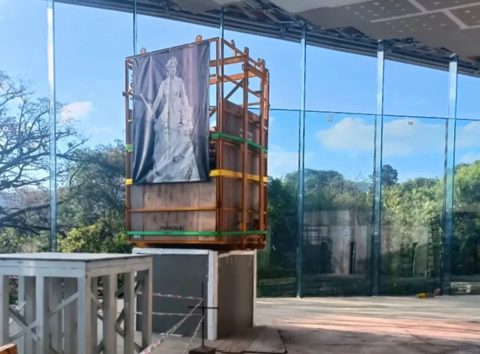 ‘La Justicia’ de Lola Mora quedó resguardada en el centro cultural de Alto La Viña