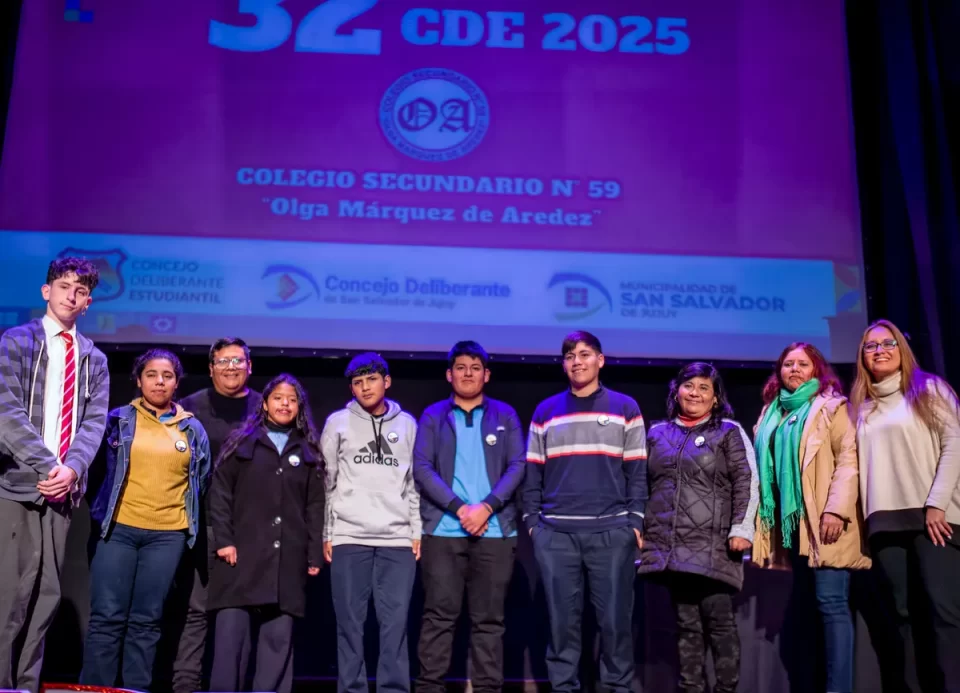 Alumnos de 33 escuelas participan del Concejo Deliberante Estudiantil