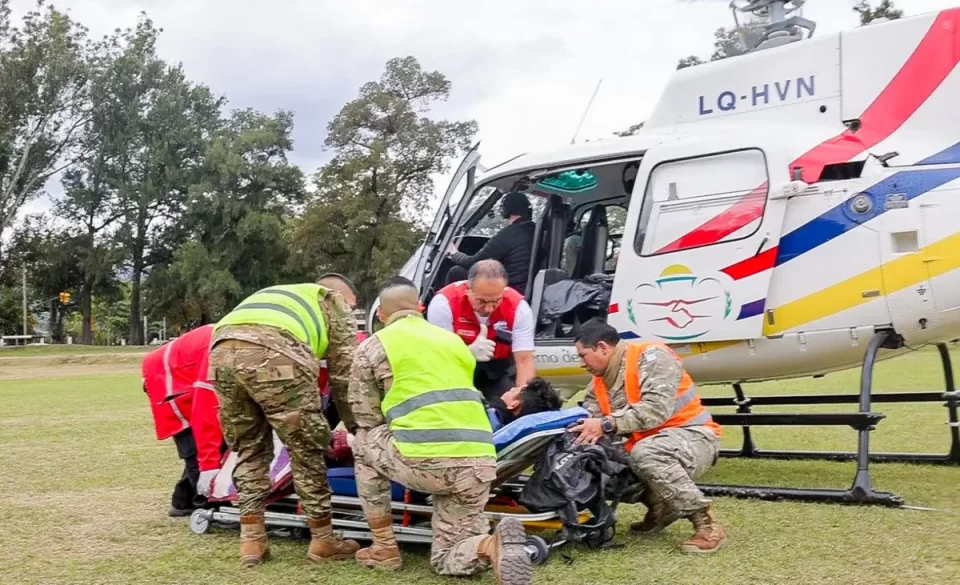 Eficiente respuesta del sistema de emergencia para salvar la vida de un hombre en Yaquispampa