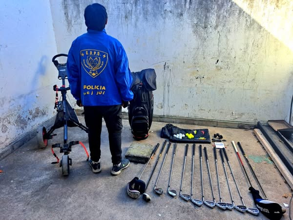 Fue arrestado por el robo de numerosos objetos de golf en Bajo La Viña