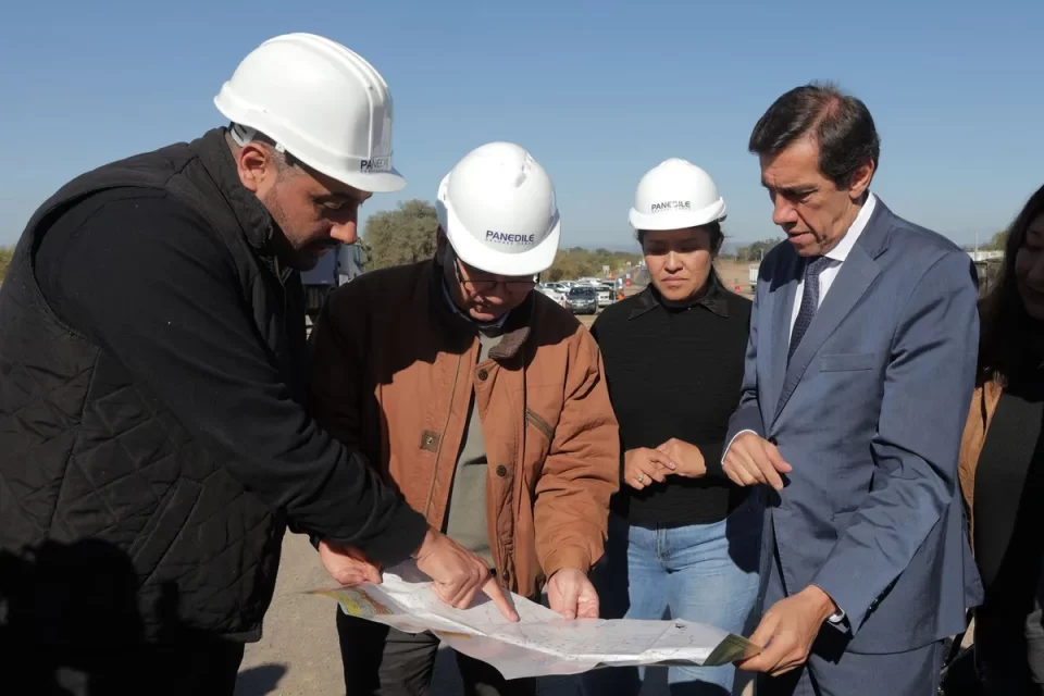 Sadir recorrió las obras reactivadas de la Ruta 34