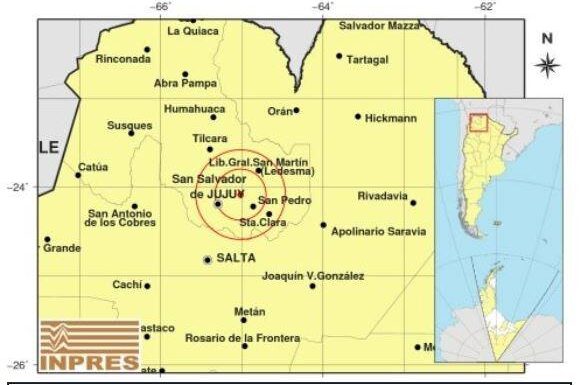 Temblor en Jujuy: Un sismo de magnitud 3,5 se sintió en sur de la provincia