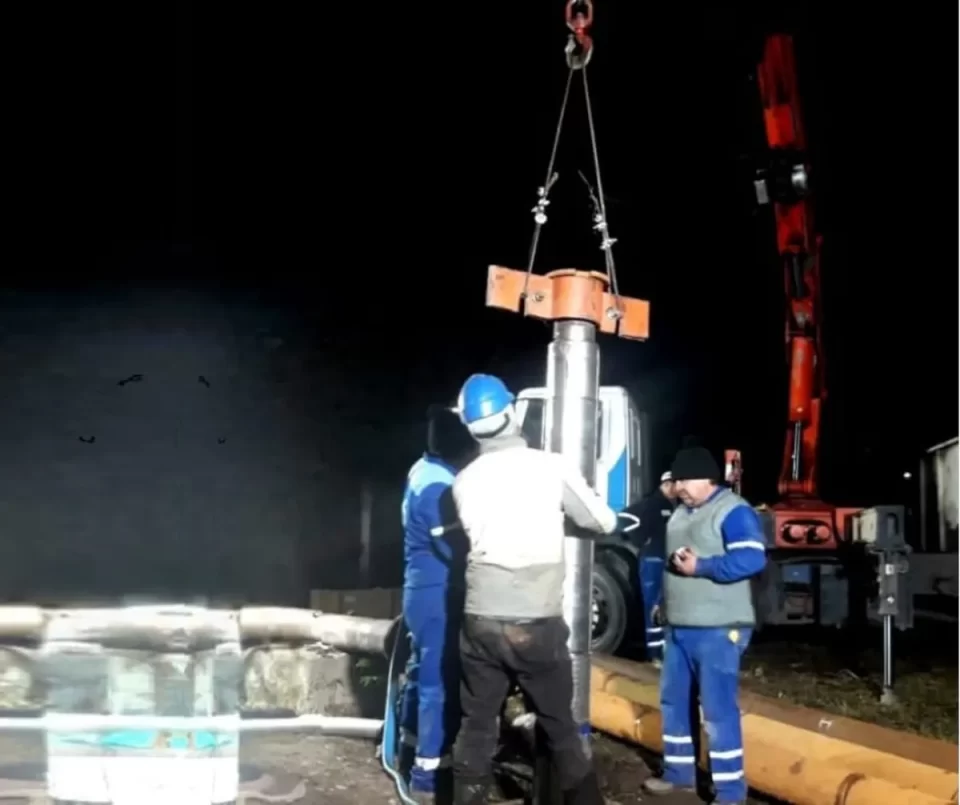 Exitoso cambio de bomba en pozo Santa Cruz, de San Pedro de Jujuy