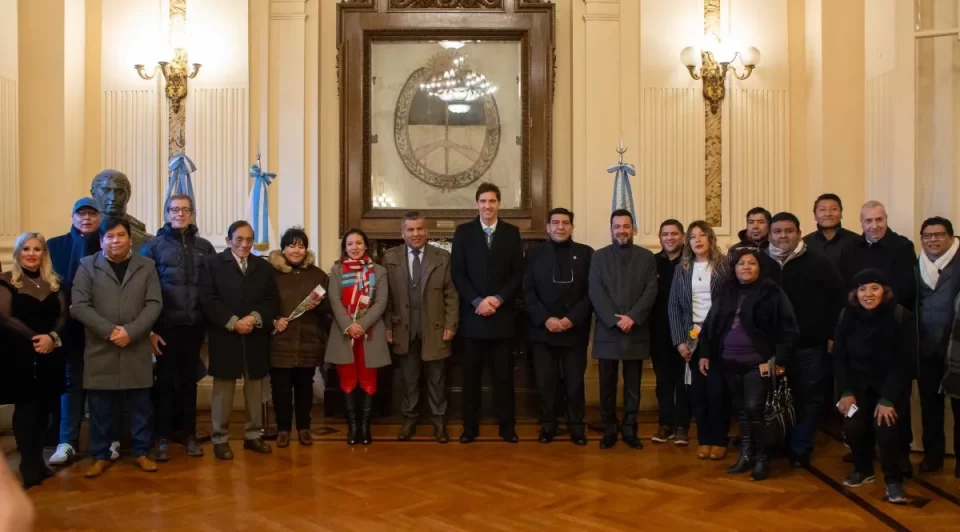 Recordaron el Día del Locutor en Casa de Gobierno