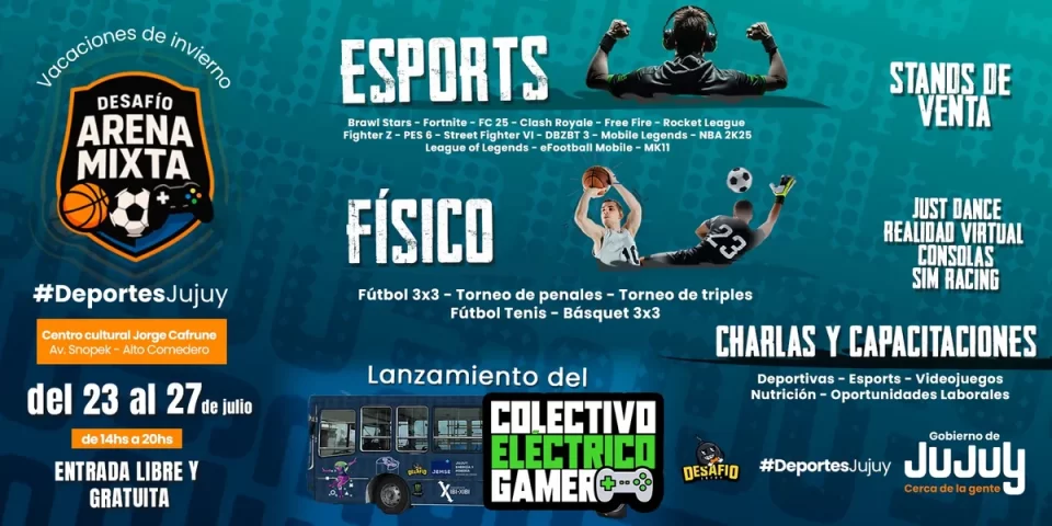 El Desafío Arena Mixta estará presente en Alto Comedero del 23 al 27 de julio