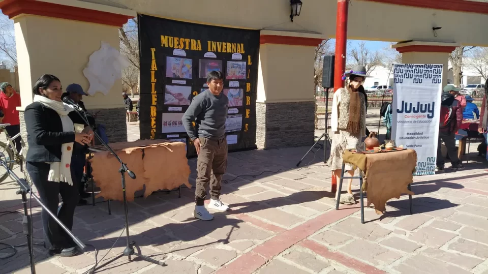 Se realizó la muestra invernal de los Talleres Libres de Artes y Artesanías sede Puna