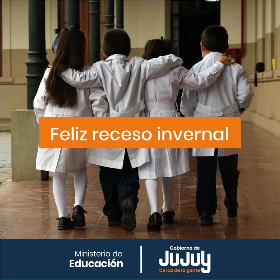 Jujuy: Este lunes inicia el receso escolar de invierno