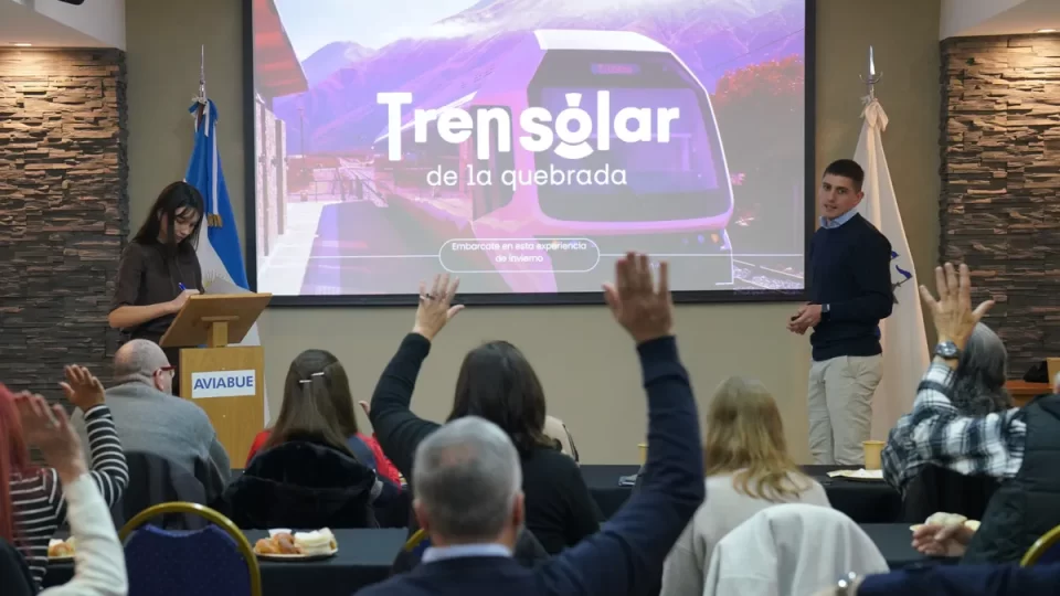 En Buenos Aires, el Tren Solar de la Quebrada presentó sus propuestas para lo que resta del año