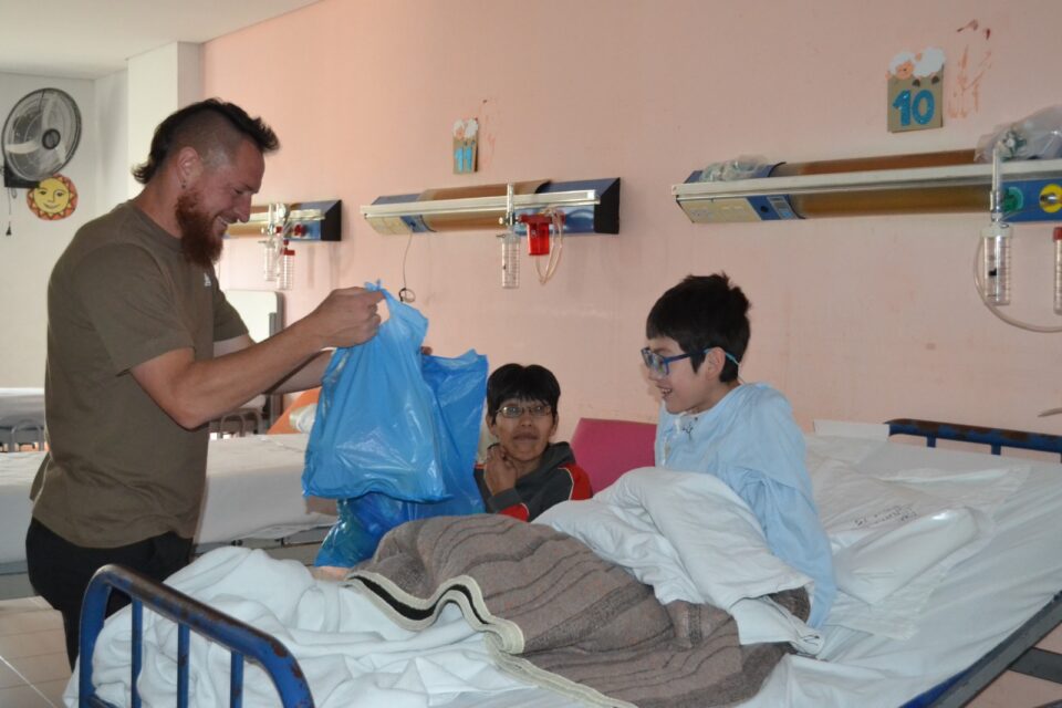 Un gesto de corazón en el Hospital Materno Infantil