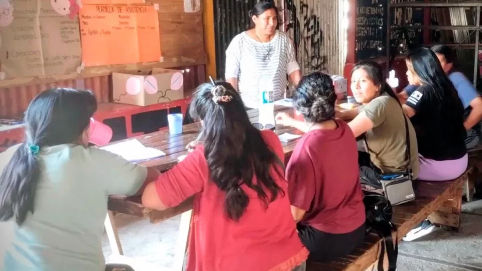 Comedor comunitario de barrio El Chingo participó del taller de organización y gestión