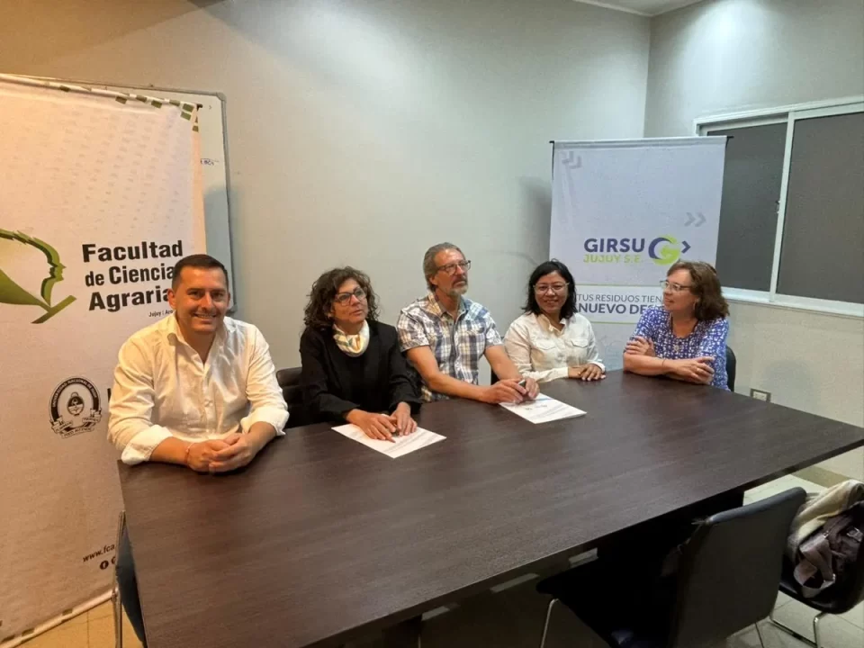 GIRSU Jujuy y Ciencias Agrarias impulsan la formación ambiental y la cooperación técnica