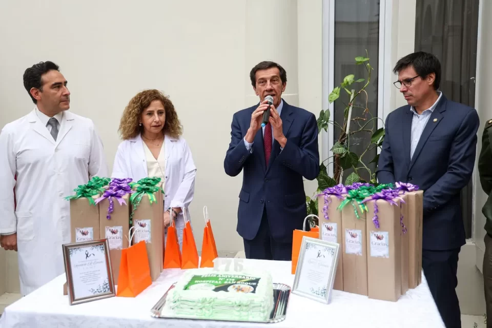 Sadir encabezó la celebración por los 175 años del hospital «San Roque»