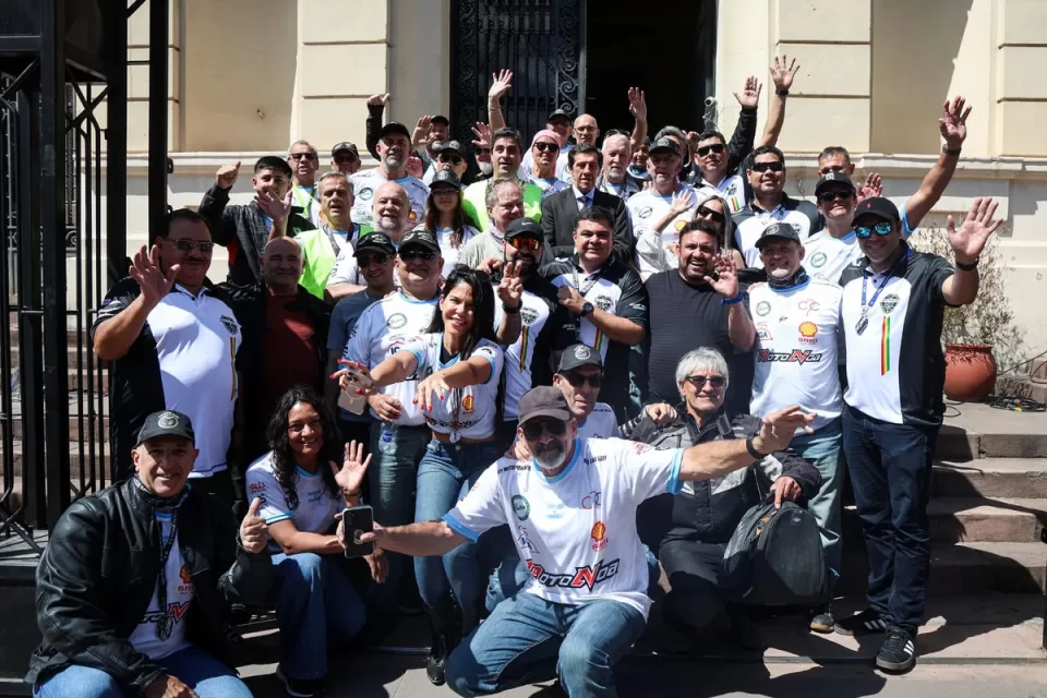 Sadir recibió a los participantes del Moto Encuentro Internacional