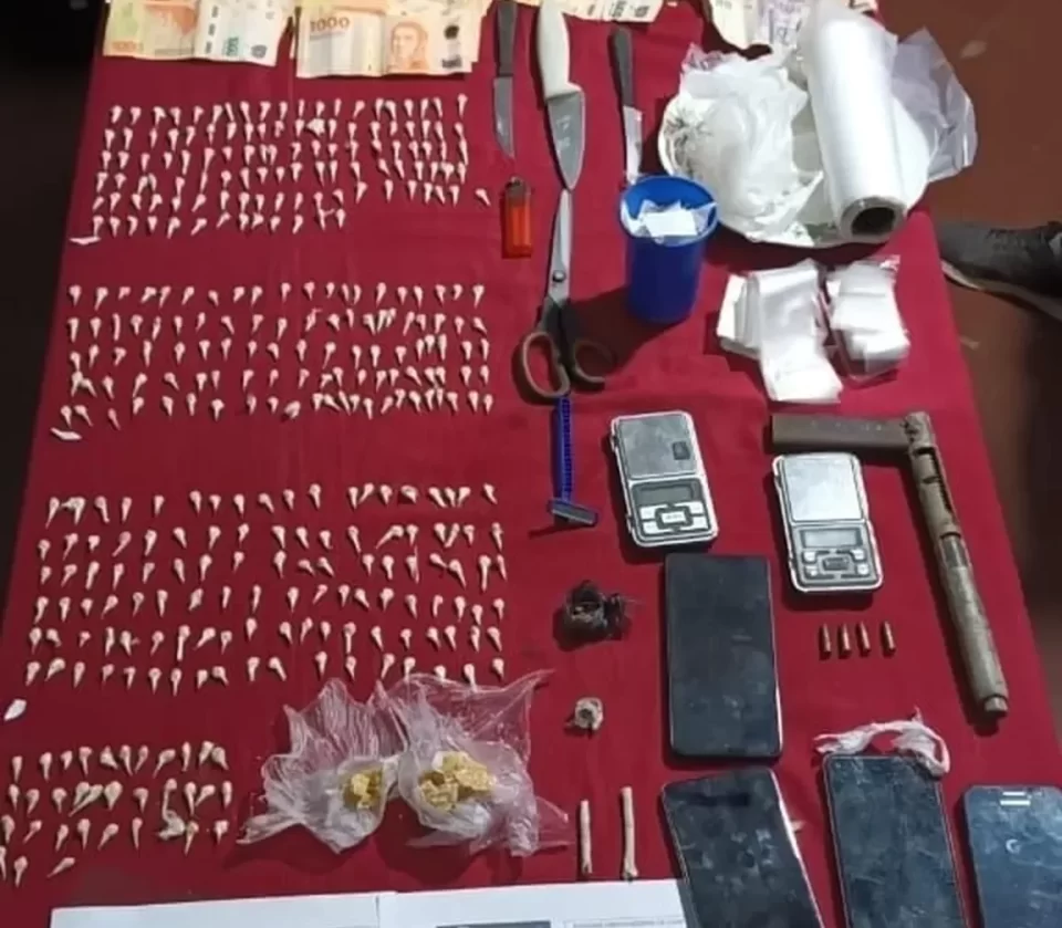 Más de 400 gramos de cocaína y marihuana en operativos de narcomenudeo en Jujuy