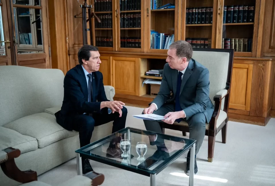 Sadir se reunió con Santilli para abordar temas claves para la provincia