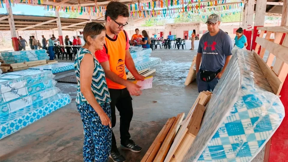 Asistencia directa a 14 familias vulnerables de San Pedro