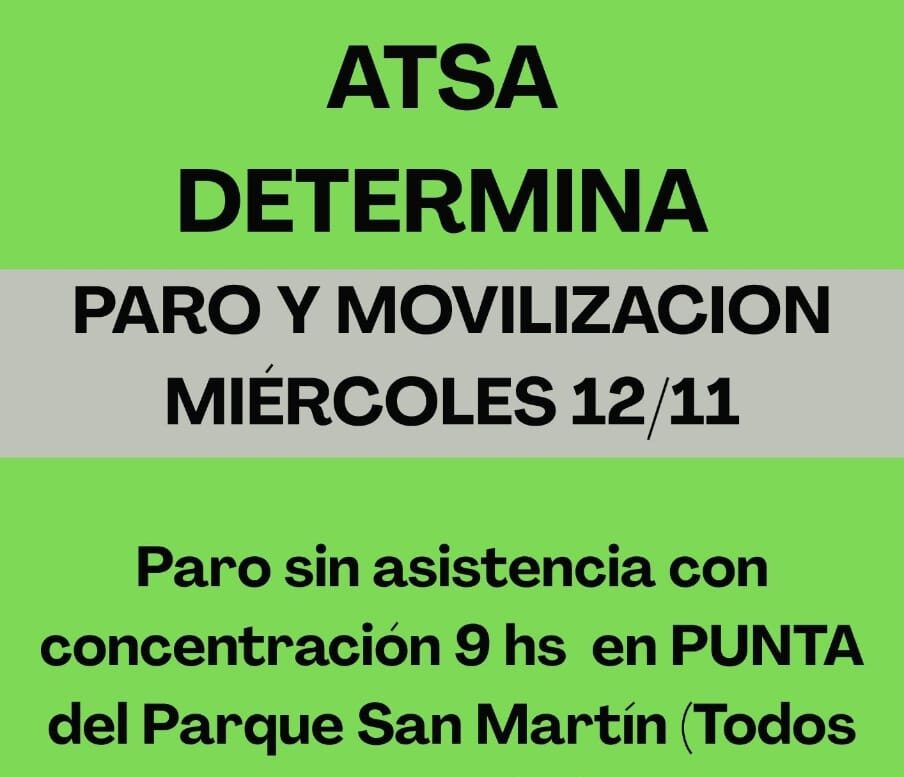 Jujuy: Trabajadores de la sanidad paran este miércoles