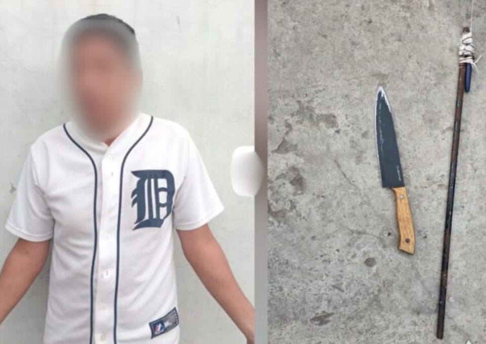 Tenía dos cuchillos, estaba ebrio y provocaba a transeúntes