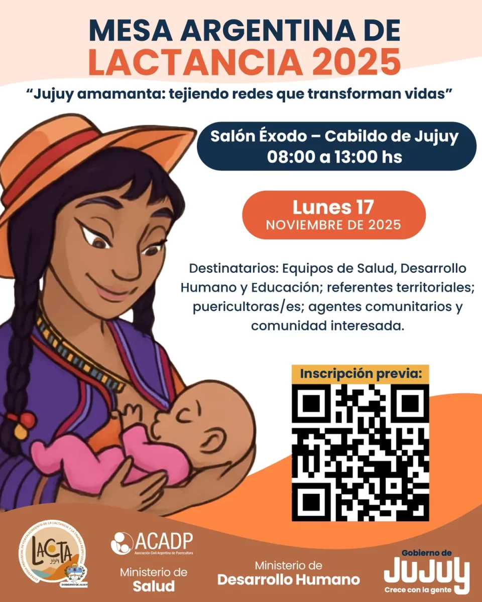  Mesa Argentina de Lactancia 2025: Jujuy amamanta tejiendo redes que transforman vidas