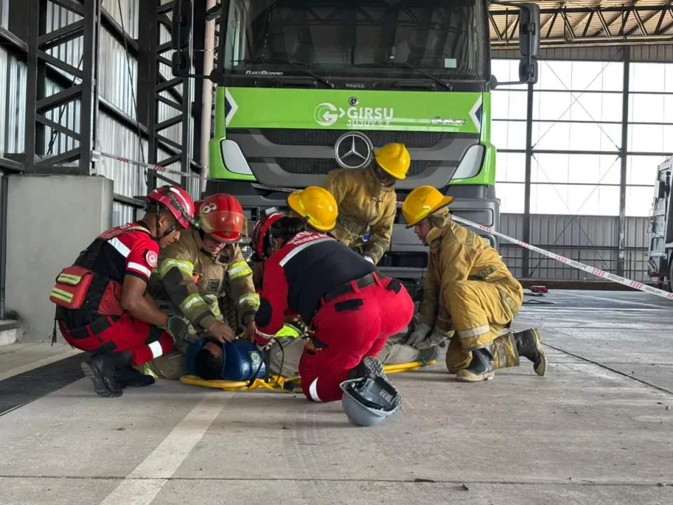 GIRSU Jujuy fortaleció protocolos de seguridad en un simulacro en Perico