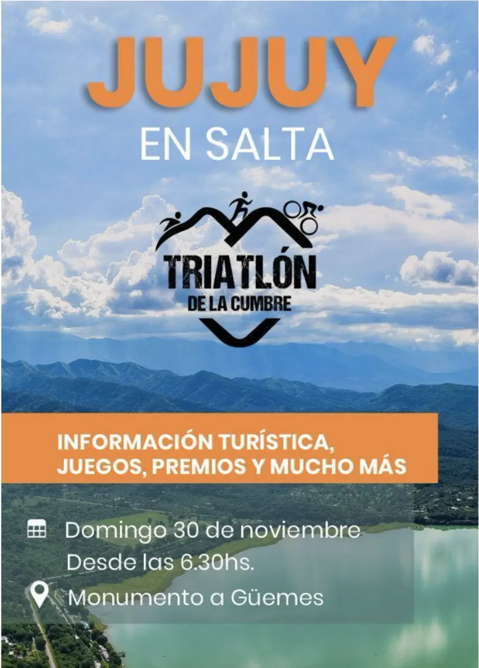 Jujuy llevará su magia turística al Triatlón de la Cumbre en Salta
