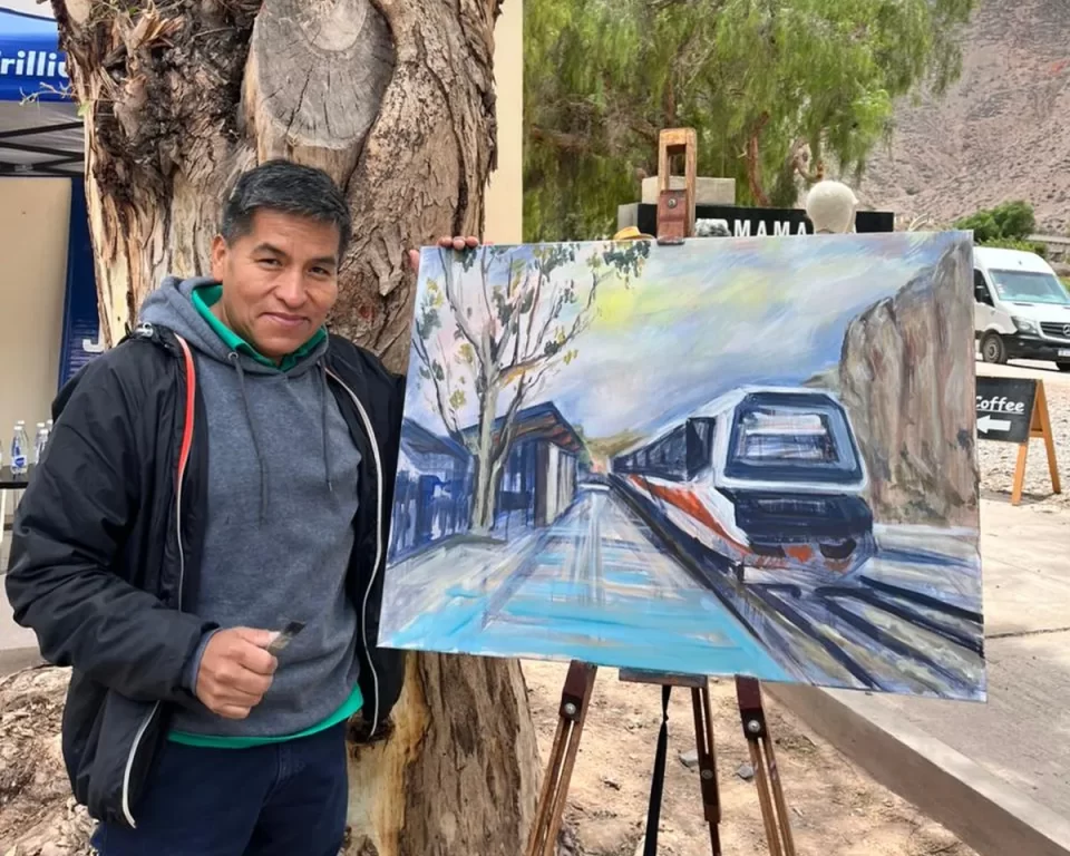 El Tren Solar de la Quebrada invitó a la cocina y el arte regional