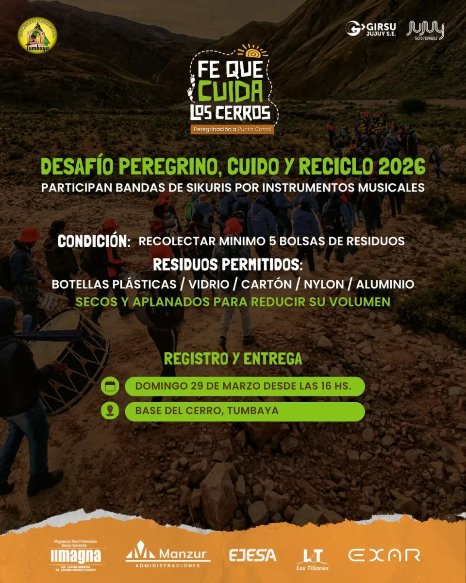 Concurso ambiental para bandas de sikuris en la peregrinación a Punta Corral 2026